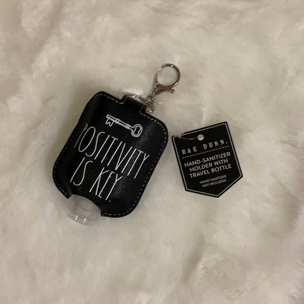 Rae Dun Hand Sanitizer Holder “Positivity Is Key”